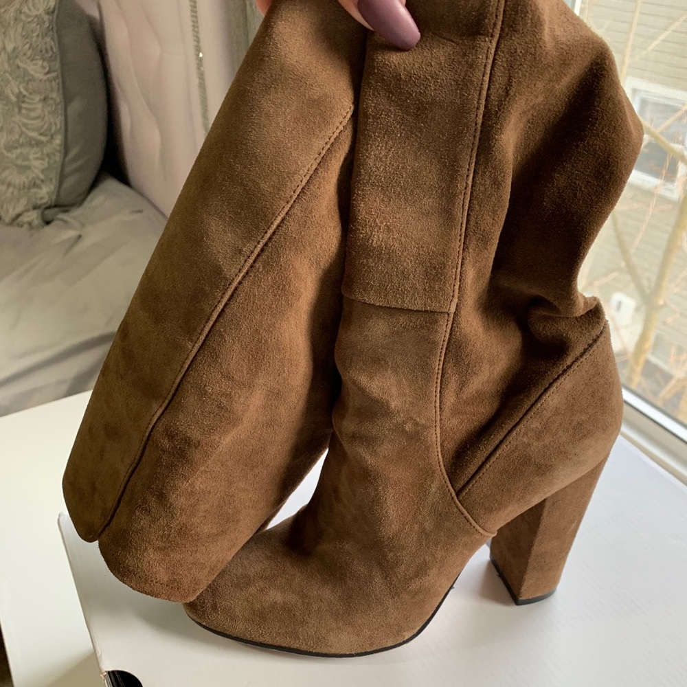 Aldo Antella Taupe High Knee boots